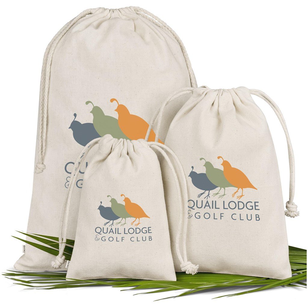 Okiyo Chikara Midi Cotton Drawstring Pouch