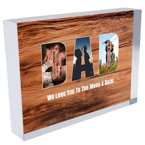 DAD Photo Collage on Acrylic, Slate, Mug or Magnet