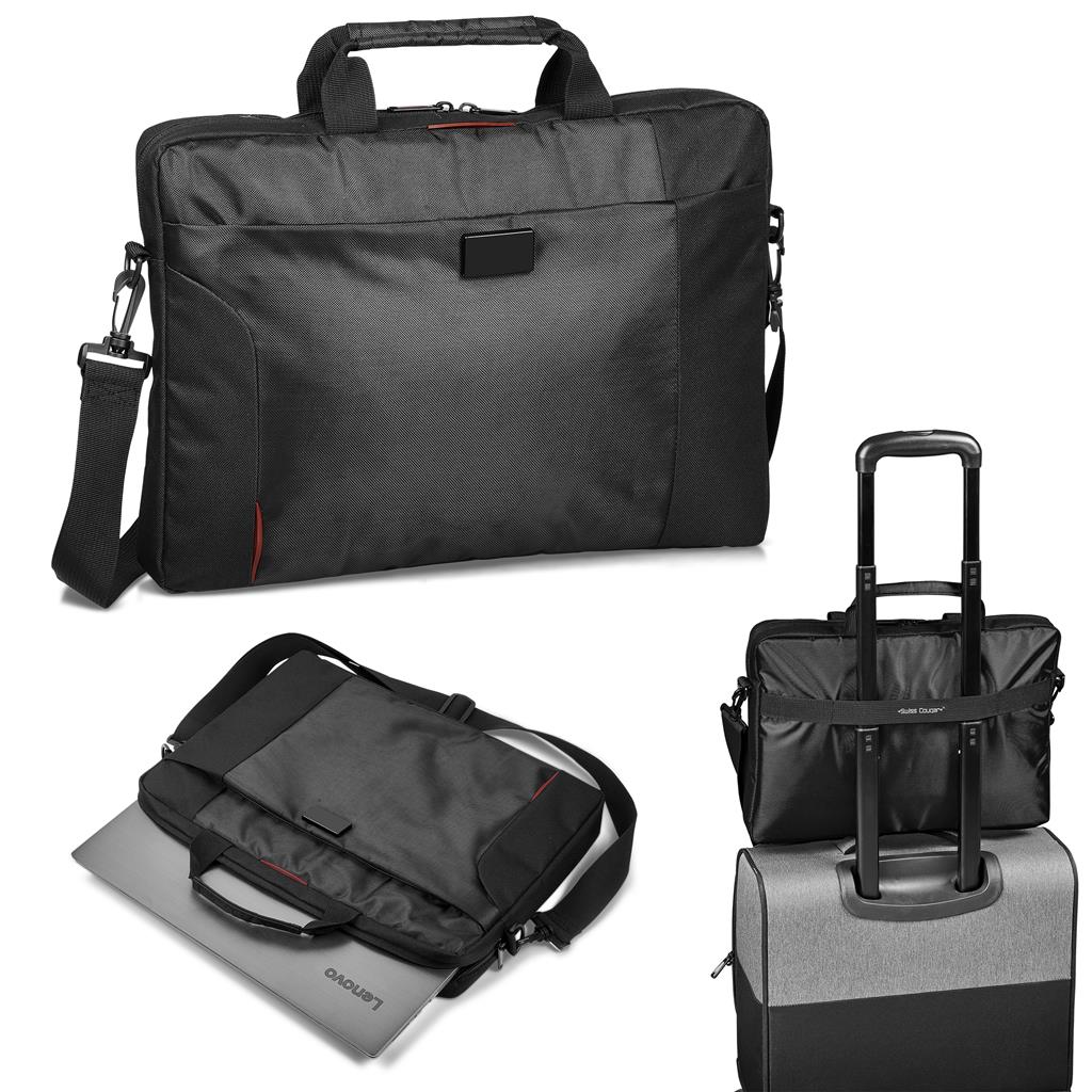 Swiss Cougar Belgrade Laptop Bag - Black