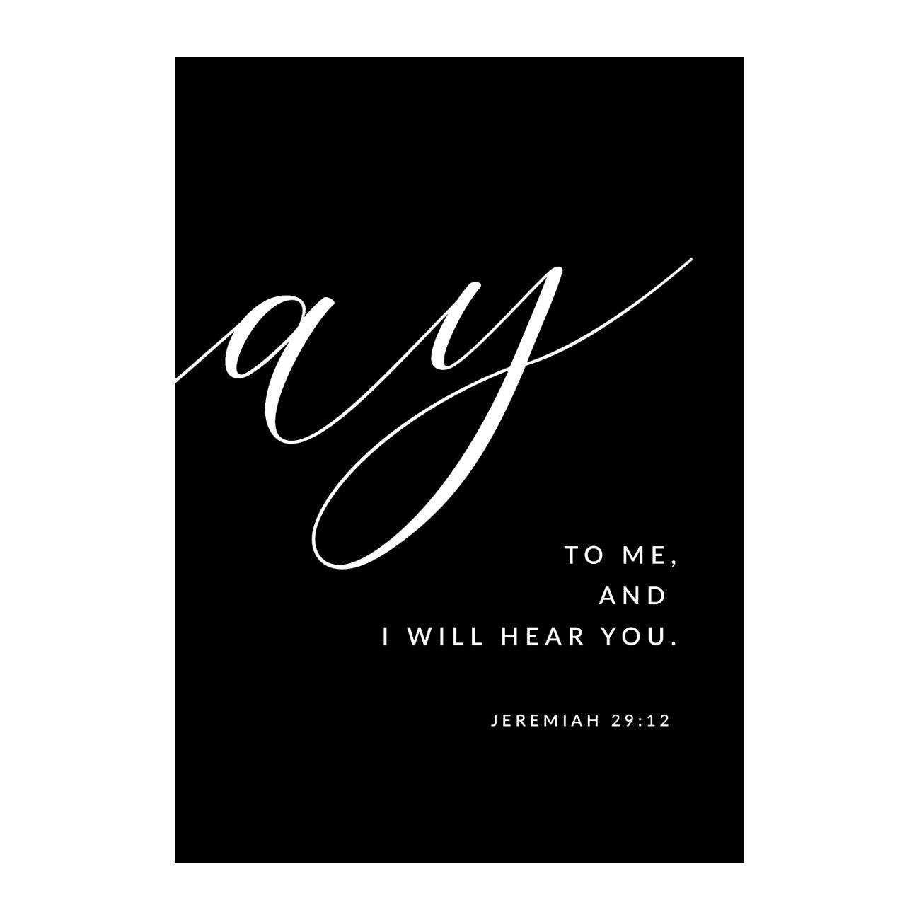 2 Piece Combo | Pray (Jeremiah 29:12)