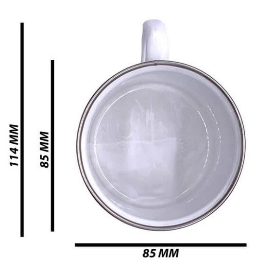 Personalised Enamel metal mugs