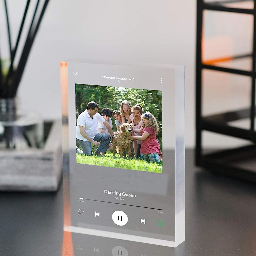 Acrylic Music Plaque - PREMIUM VERSION! (Thick & Freestanding)