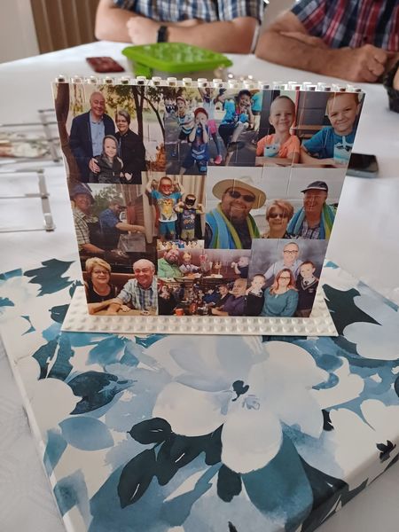 Personalized Photo Plastic Building Block Brick Wall Puzzle UK