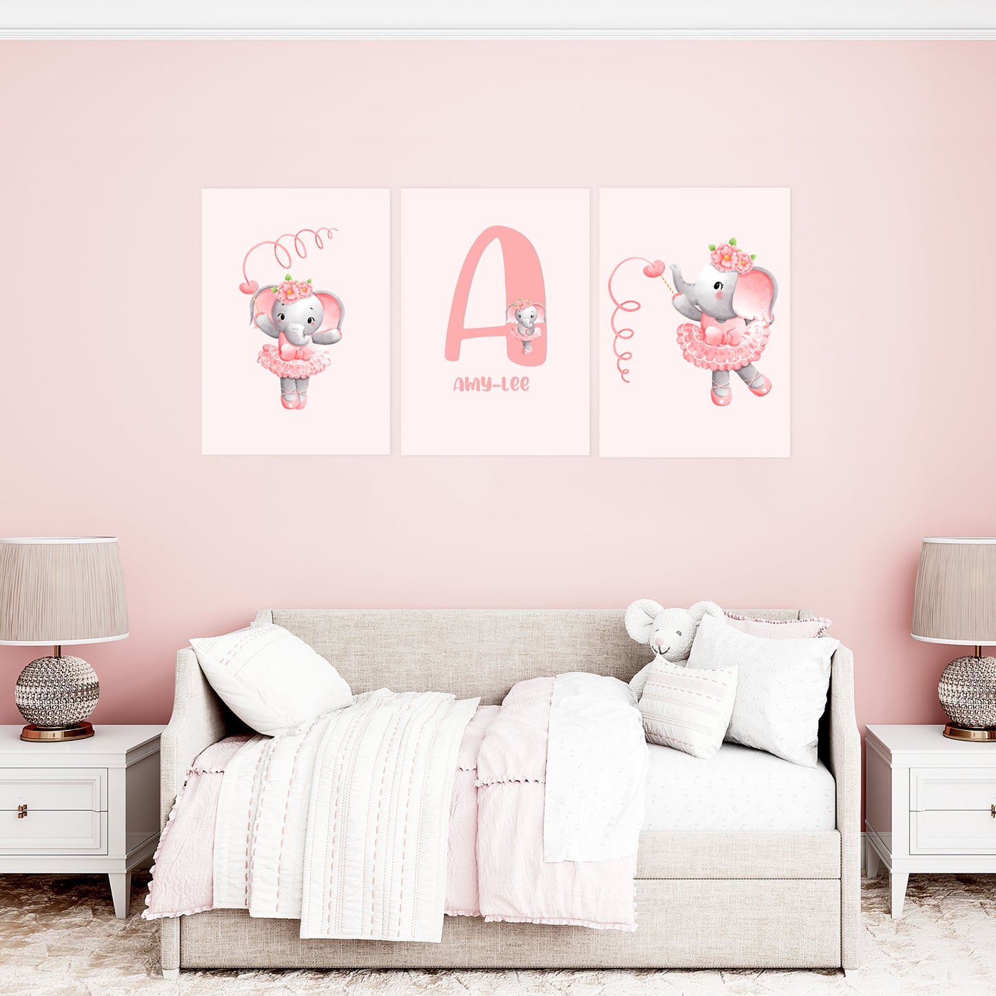 Girls: Set of 3 - Elephant Balarina