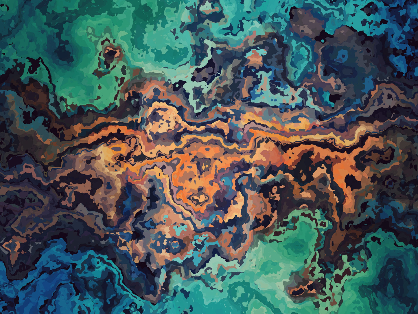 Marble canvas décor print: 1 Canvas & More