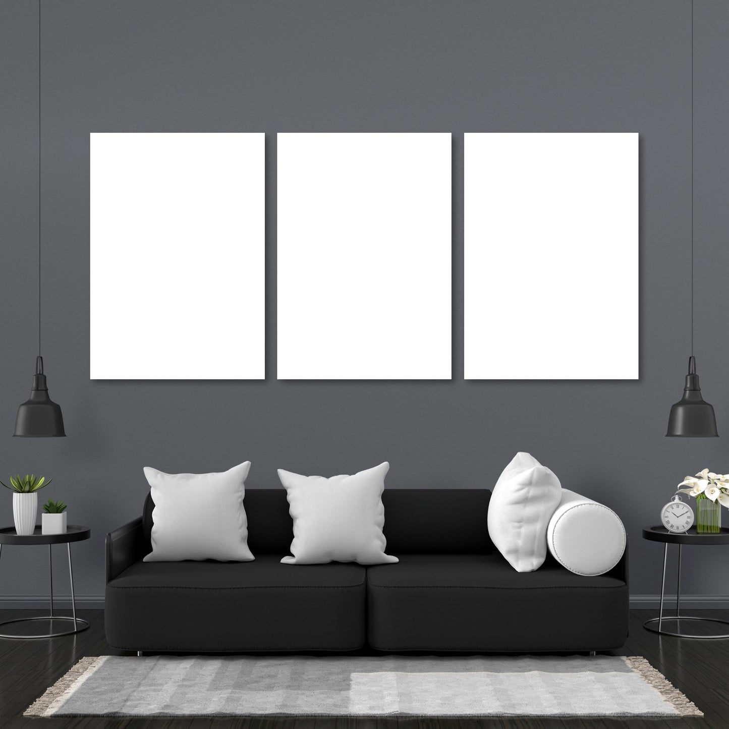 LARGE Canvas Starter Pack - Blank Artist Stretched Box Canvas ( 3 x A0b)