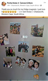 Photo Fridge Magnets - personalised (9 PER PACK) Canvas & More