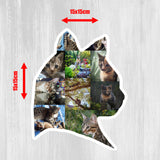 Cat Photo Fridge Magnets - (PACK OF 2) (UK)