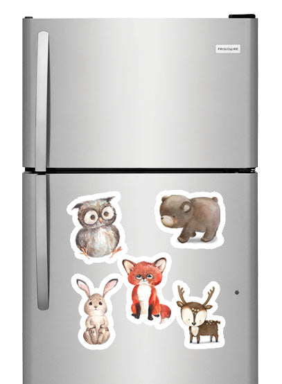 Woodlands Animal Fridge Magnets - (5 PER PACK)