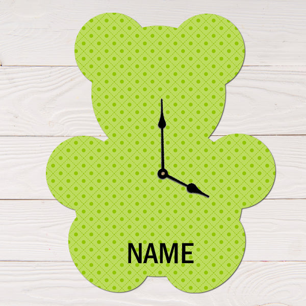 Personalized Clock - Teddy