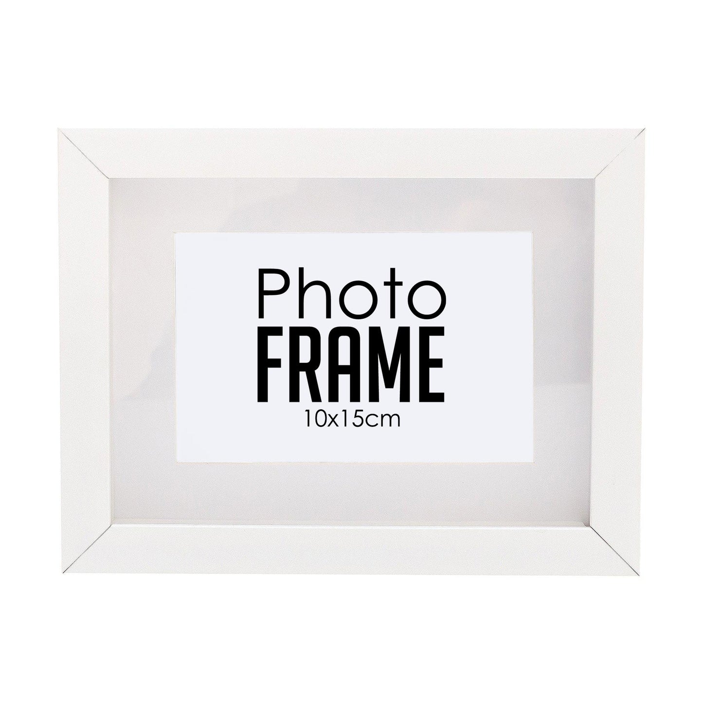 Photo Frame - A5  10x15cm -  Shadow Box -  Black/White (FRAME ONLY)