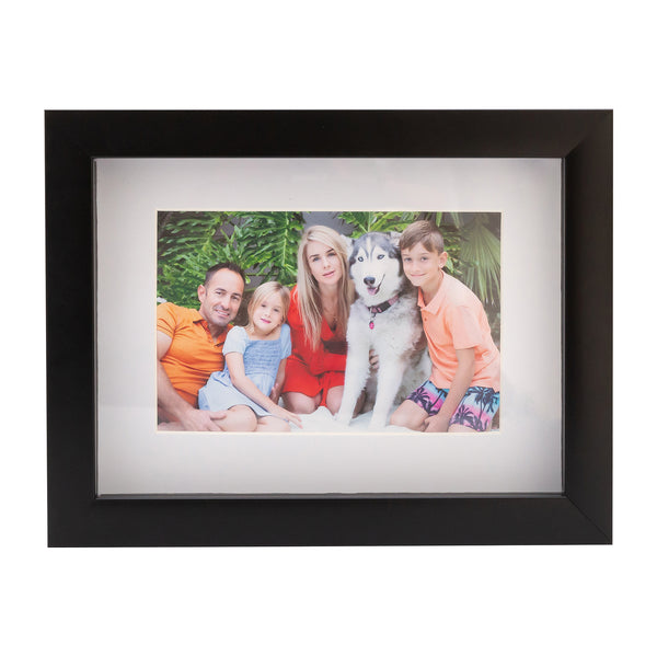 Photo Frame  with your  picture!- A5  10x15cm -  Shadow Box -  Black/White