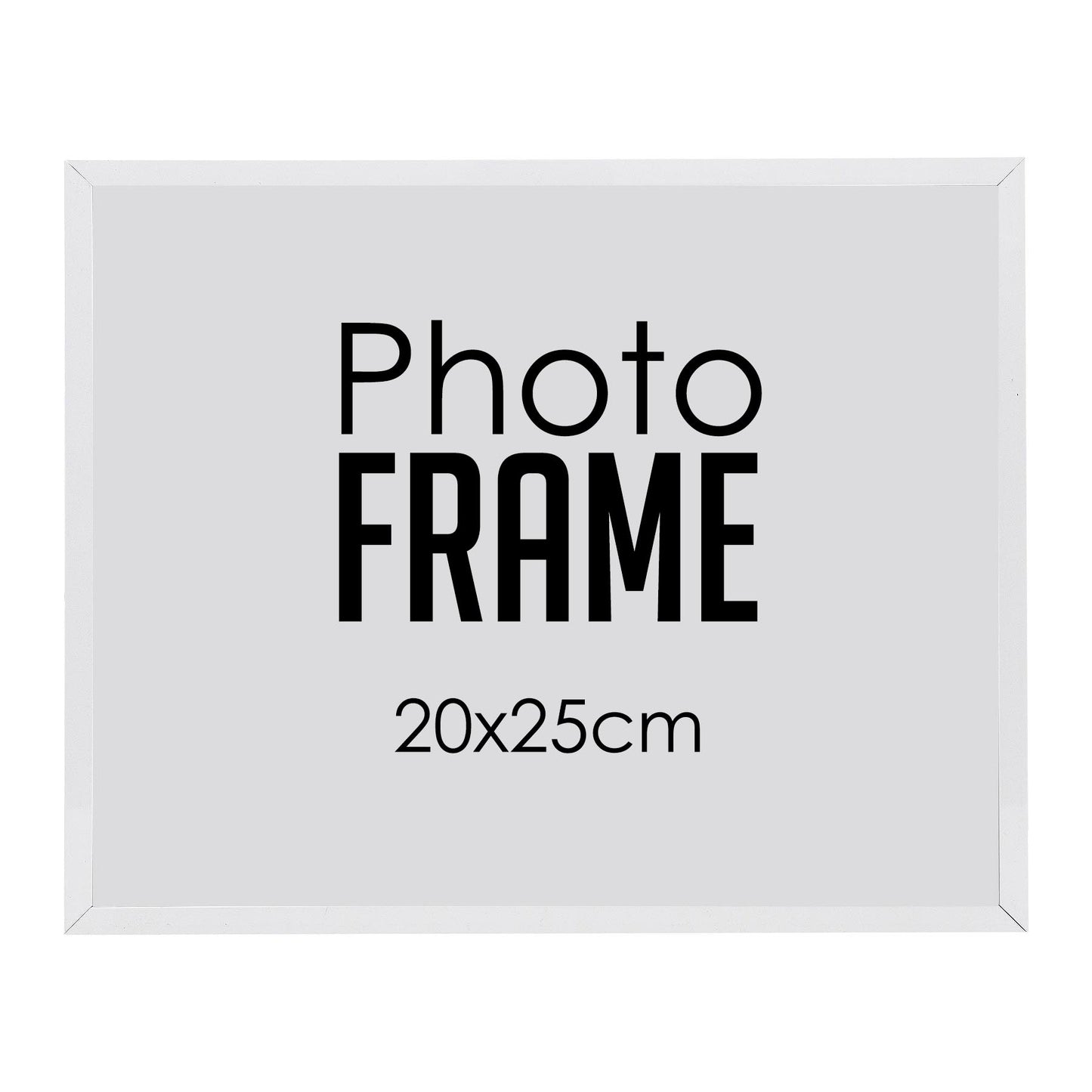 Photo Frame  -  20x25cm -  STD -  Black/White (FRAME ONLY)