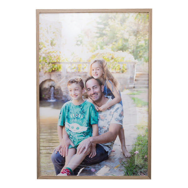 Photo Frame  with your  picture! - Large A1  60x90cm- STD  -  Black/White/ Wood