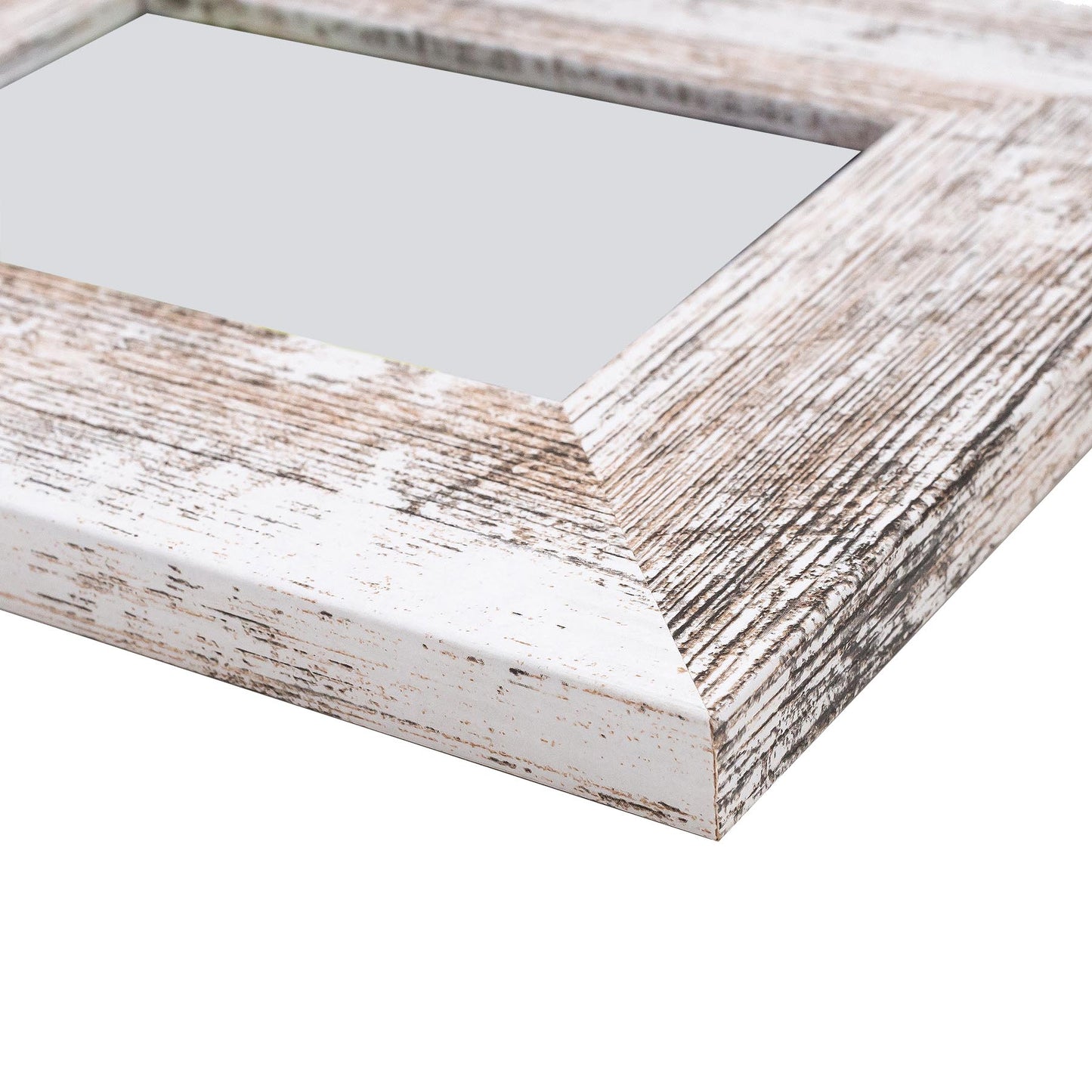 Photo Frame - 13x18cm - White  Stressed (FRAME ONLY)