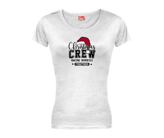 Christmas Crew Making Memories Family Christmas Ladies T-Shirt (round neck) - Printed