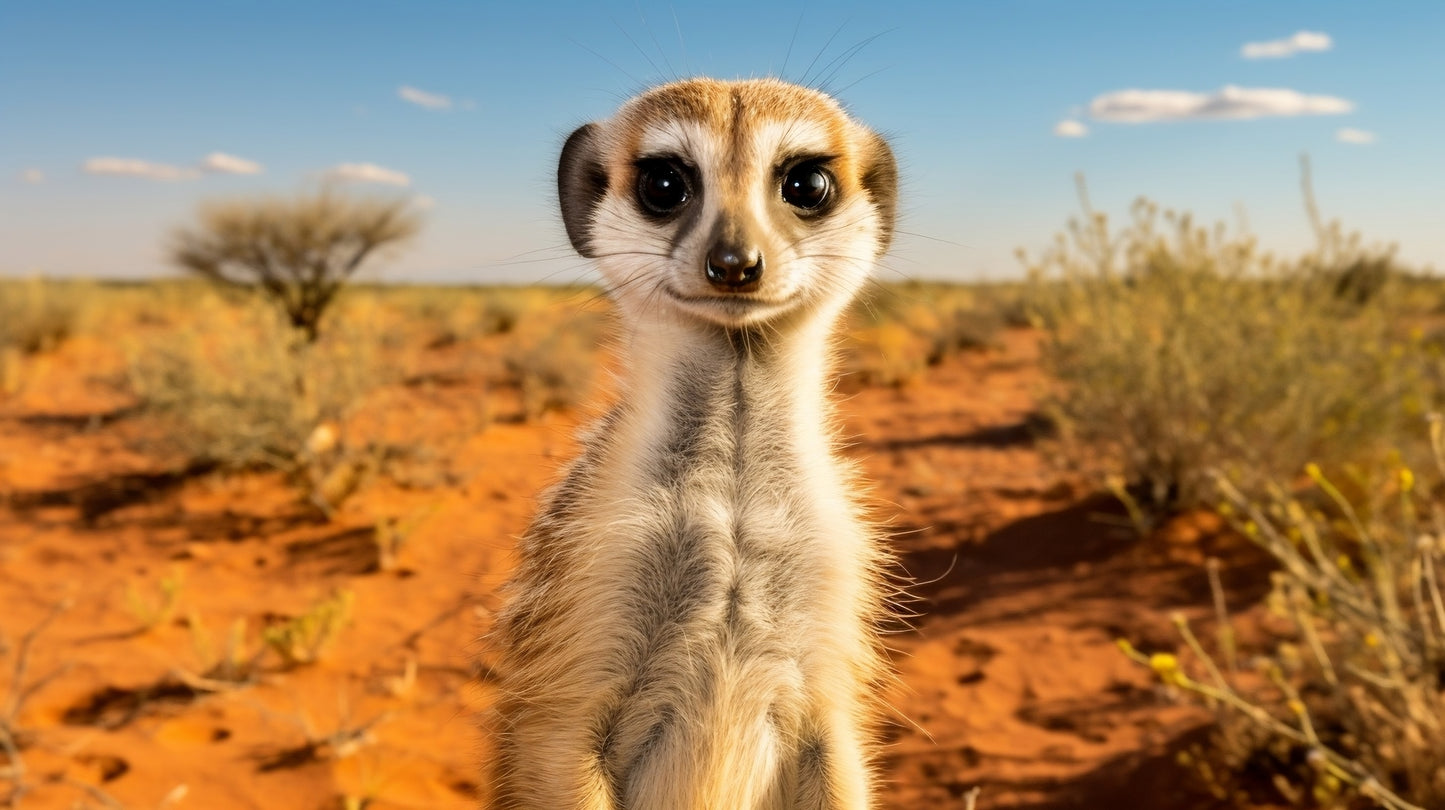 Wildlife - Suricate Design on Tumbler, Can, Flask, or Water bottle