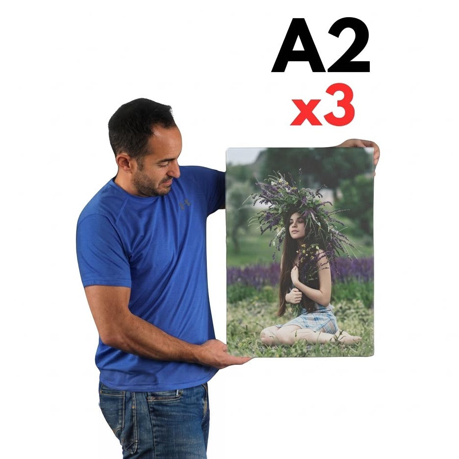 Buy one A2 Canvas, Get two FREE! (Total 3 x A2!)