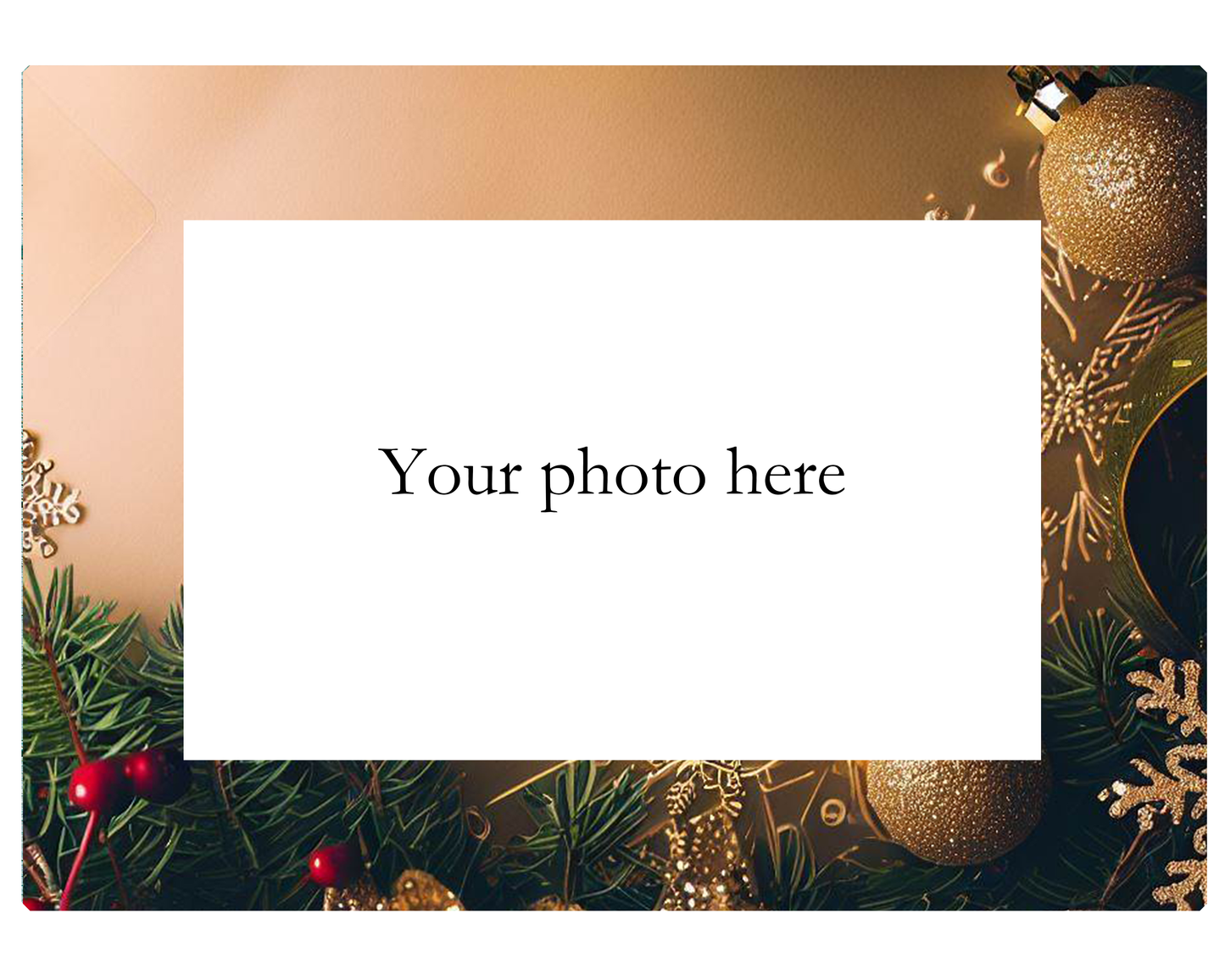 Magnetic Photo Frames for Fridge- Christmas theme 4 (Pack of 4)