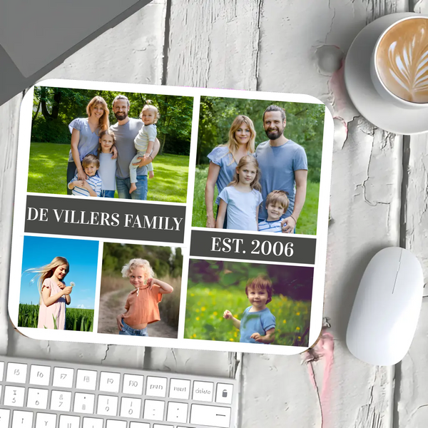 FAMILY Collage - Personalized Mousepad