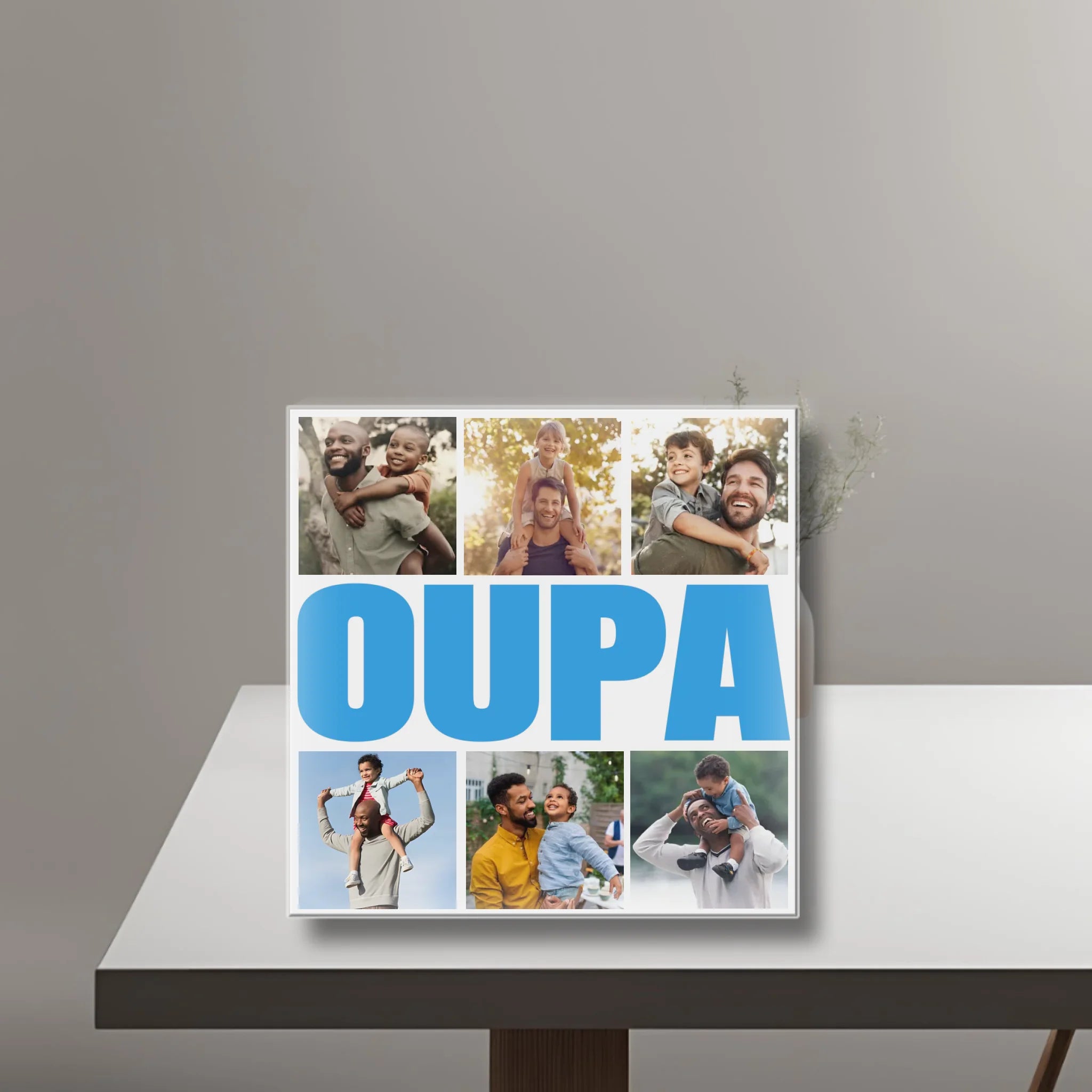 OUPA - Acrylic Personalized Photo Blocks Collage