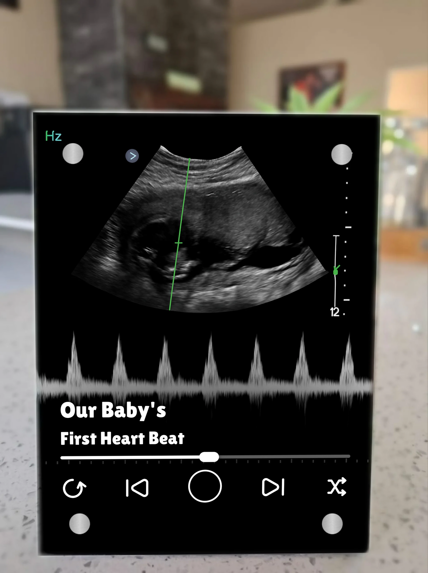 Mockup - Musical Photo Display Stand