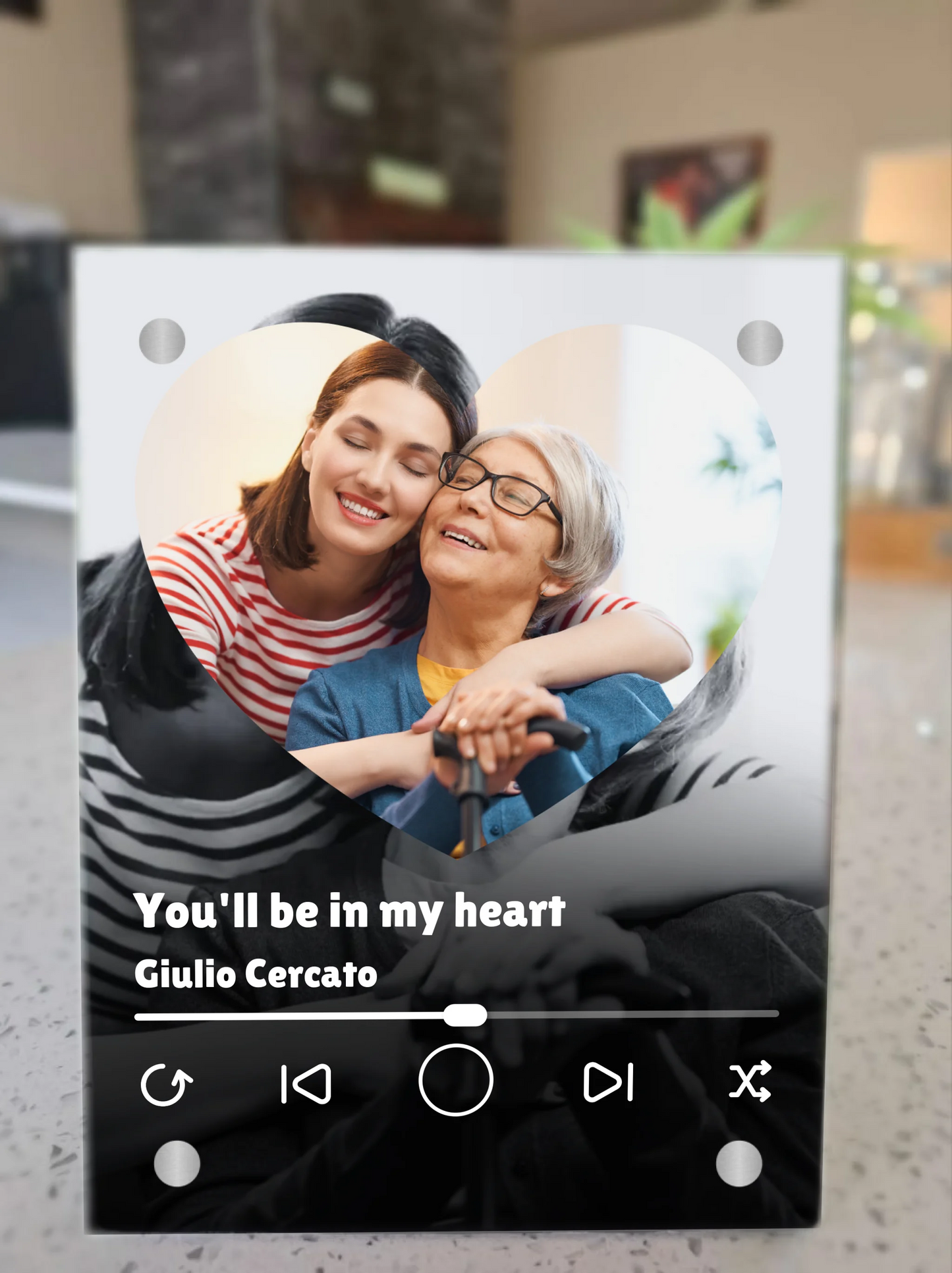 Mockup - Musical Photo Display Stand