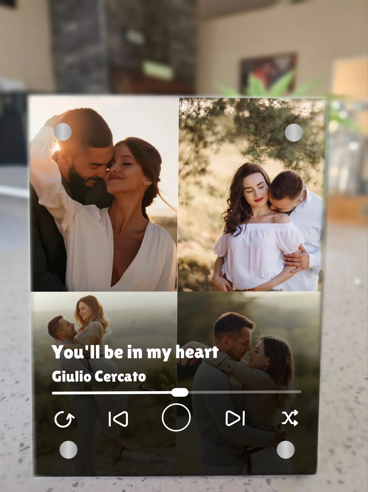 Mockup - Musical Photo Display Stand