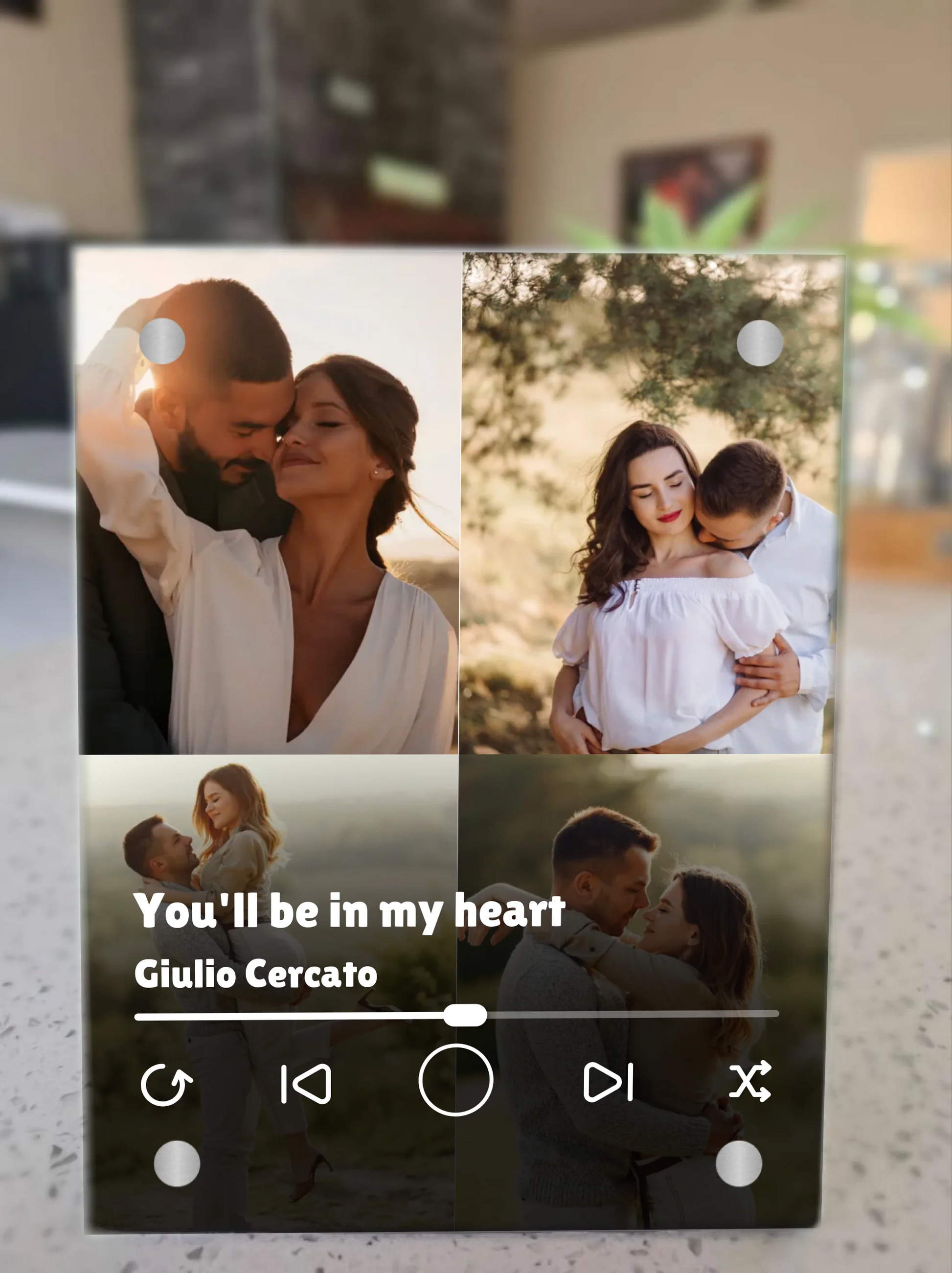 Mockup - Musical Photo Display Stand