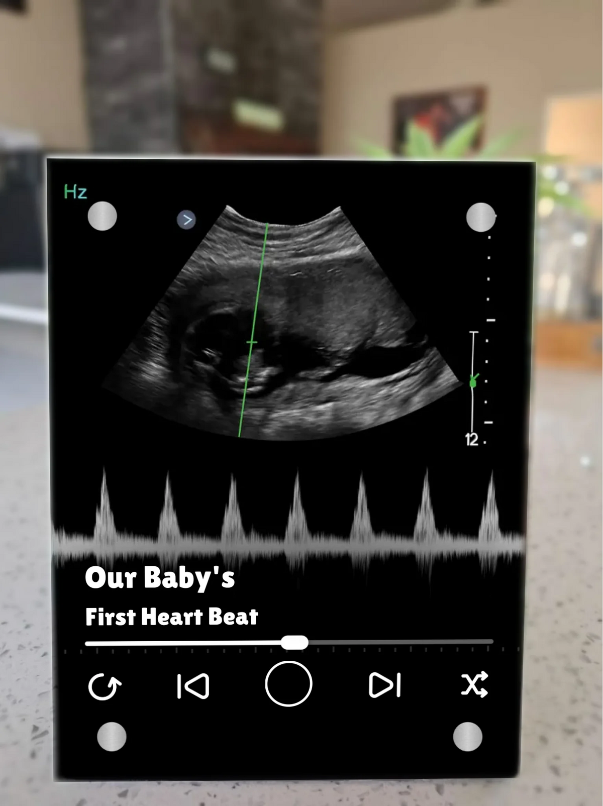 Mockup - Musical Photo Display Stand