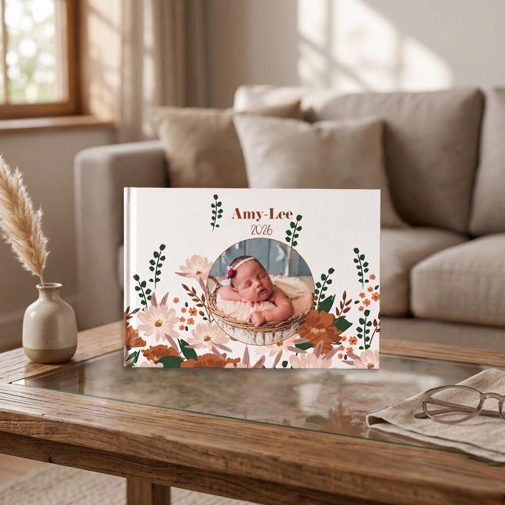 A4 Landscape Floral Photobook
