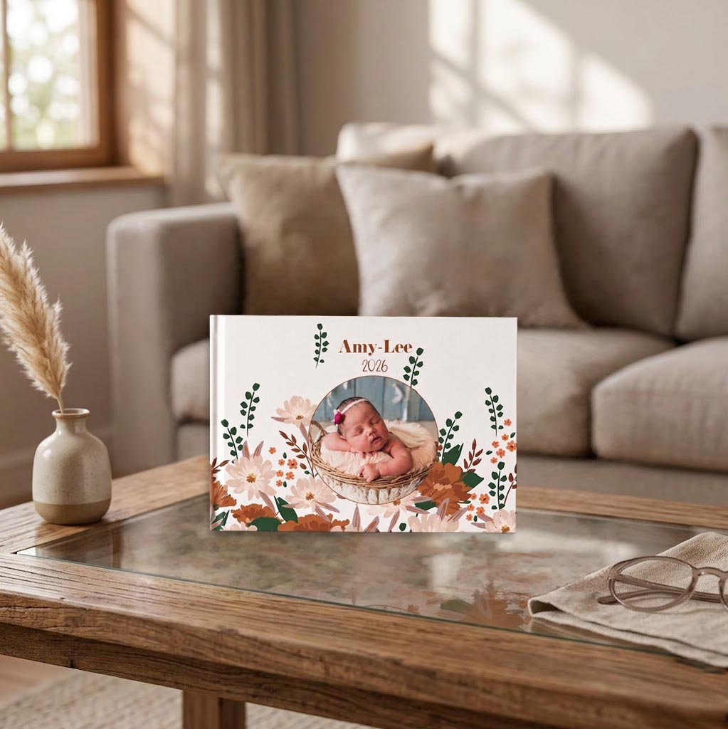 A5 Landscape Floral Photobook