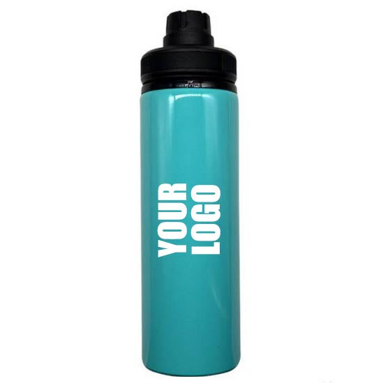 Personalised Green Aluminium 850ml water bottle