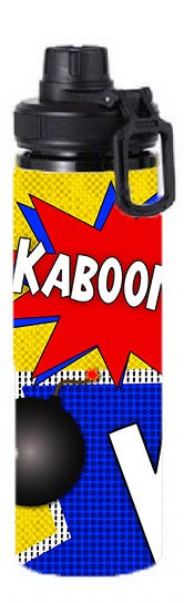 Kids - Comic Kids Design on Tumbler, Can, Flask, or Water bottle