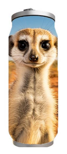 Wildlife - Suricate Design on Tumbler, Can, Flask, or Water bottle