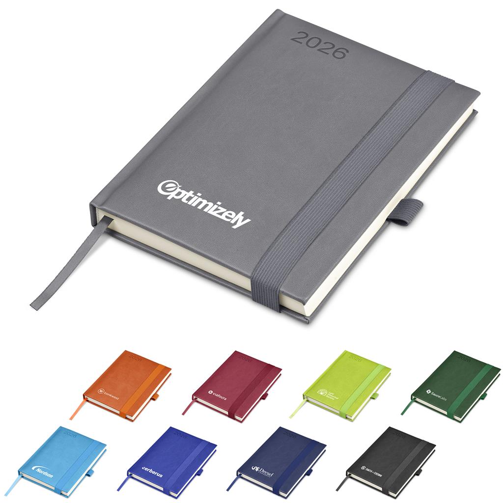 Custom Branded 2026 Diary - A5 Hardcover