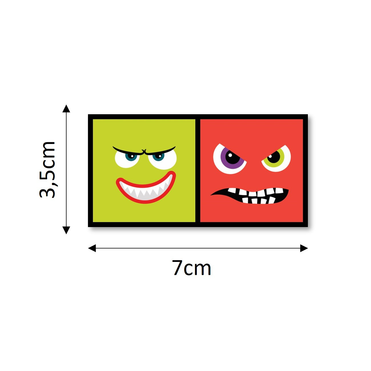 Magnetic Dominoes (Funny Faces)