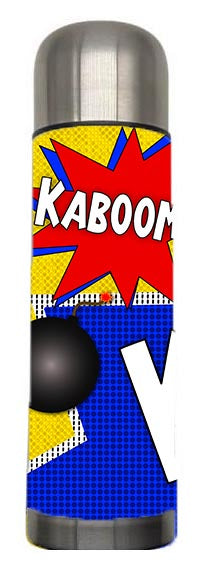 Kids - Comic Kids Design on Tumbler, Can, Flask, or Water bottle