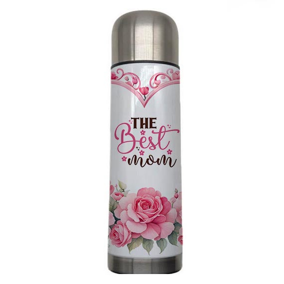 Mom - The Best Mom Design on Tumbler, Can, Flask, or Water bottle