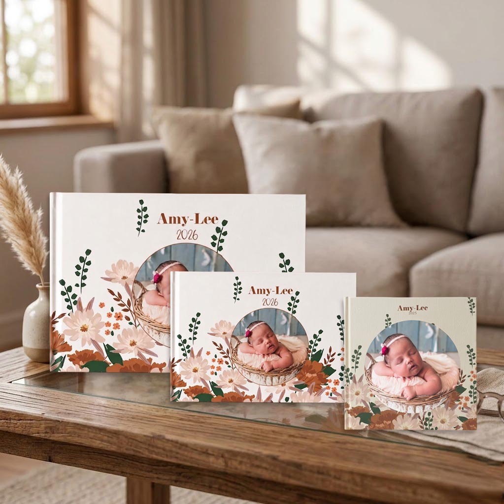 A4 Landscape Floral Photobook