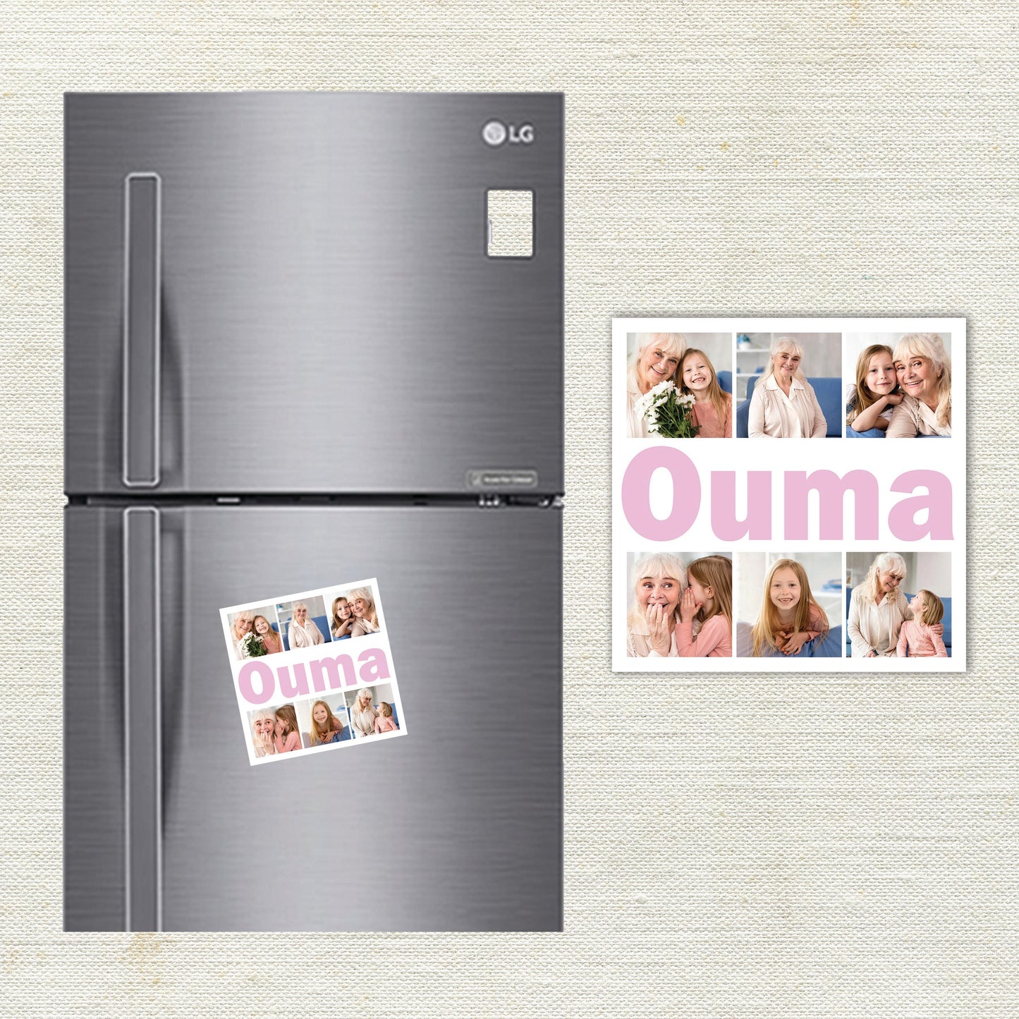 Ouma Photo Fridge Magnet (Pack of 2)