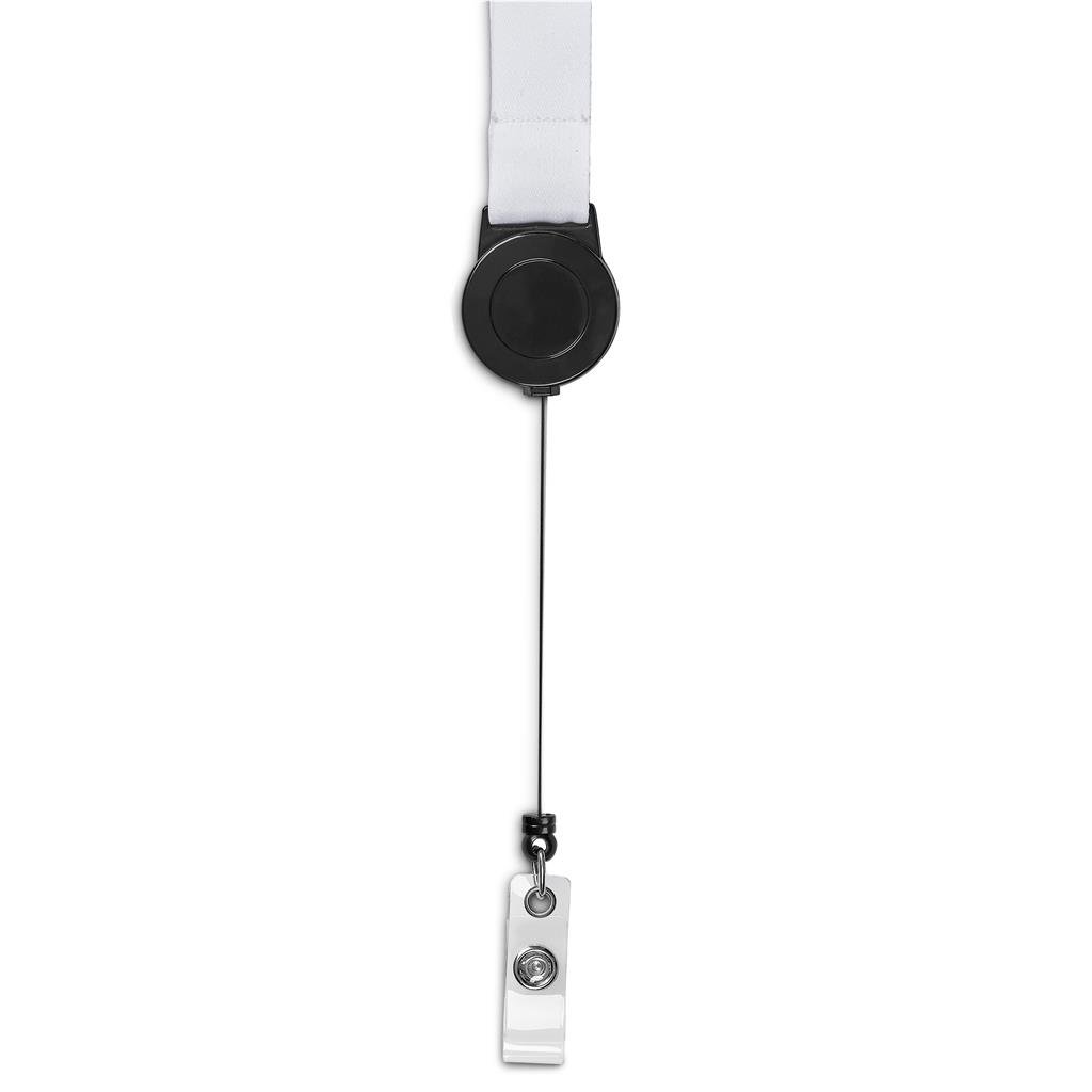 Altitude Badge Reel Single-Sided Satin Lanyard