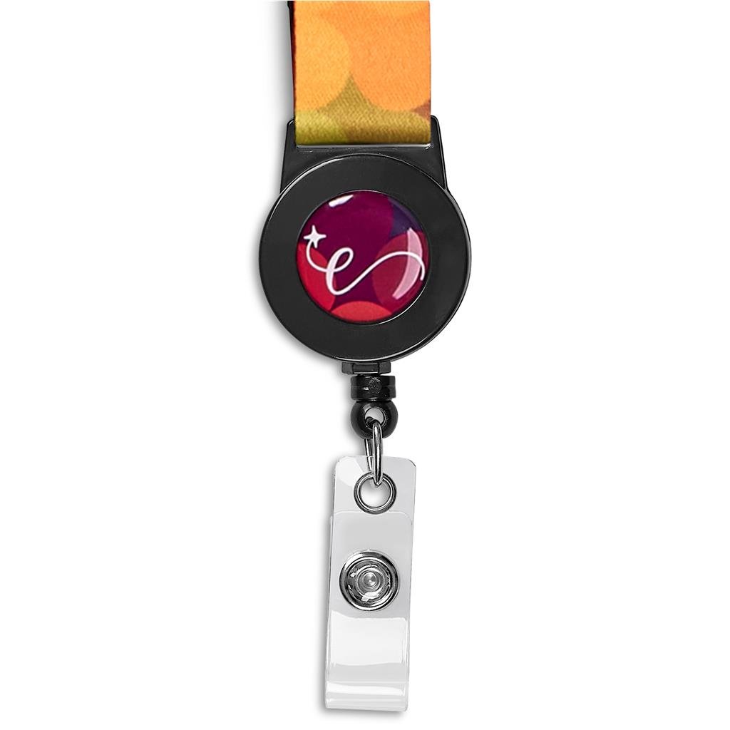 Altitude Badge Reel Double-Sided Satin Lanyard