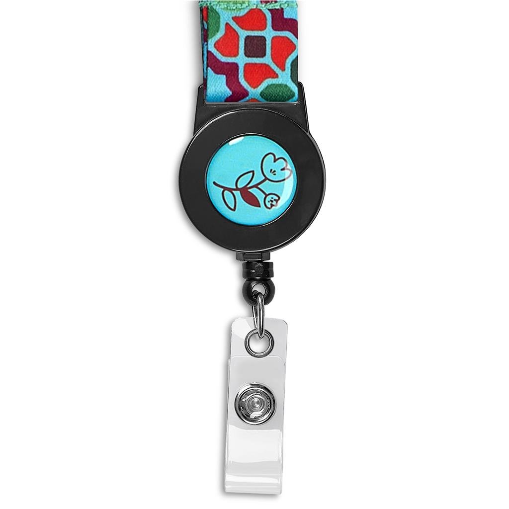 Altitude Badge Reel Double-Sided Satin Lanyard