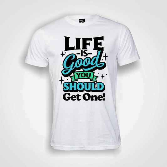 Life is good Men's T-Shirt (round neck)
