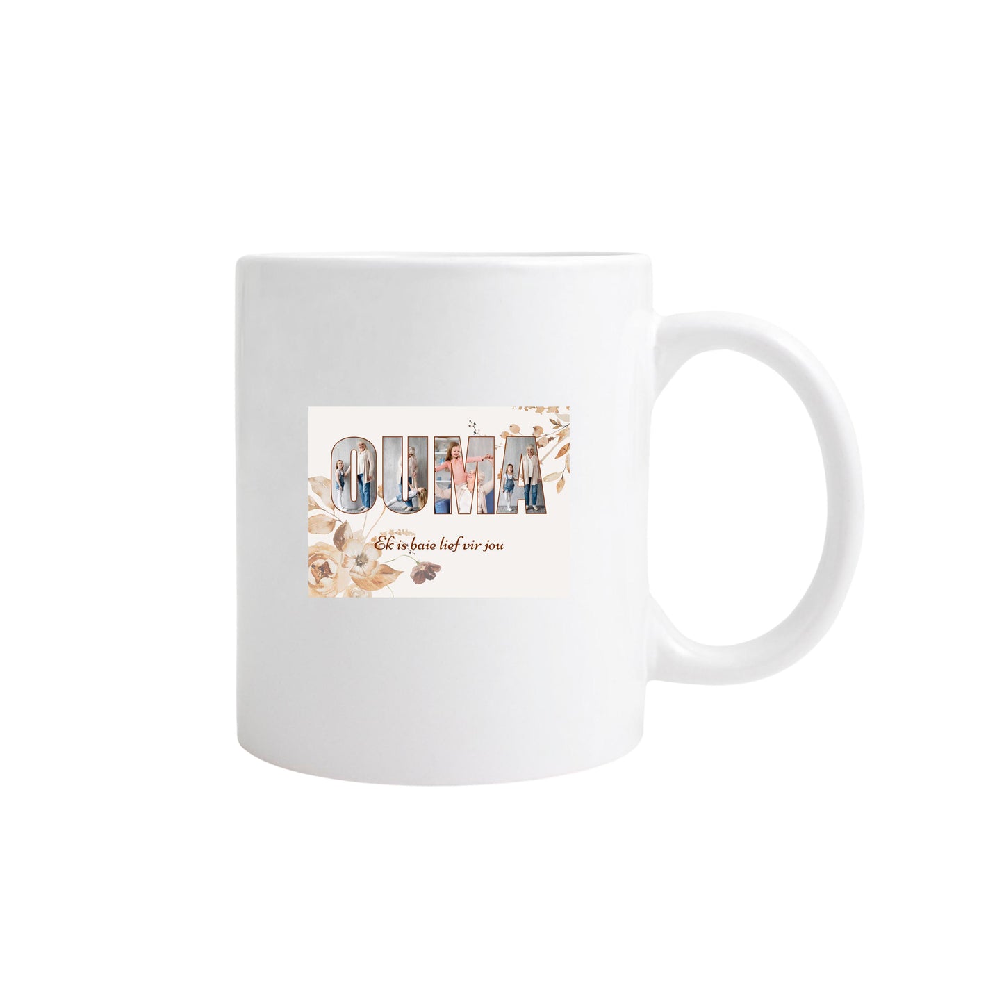 Ouma Photo Collage on Acrylic, Mouse pad, Slate, Mug or Magnet