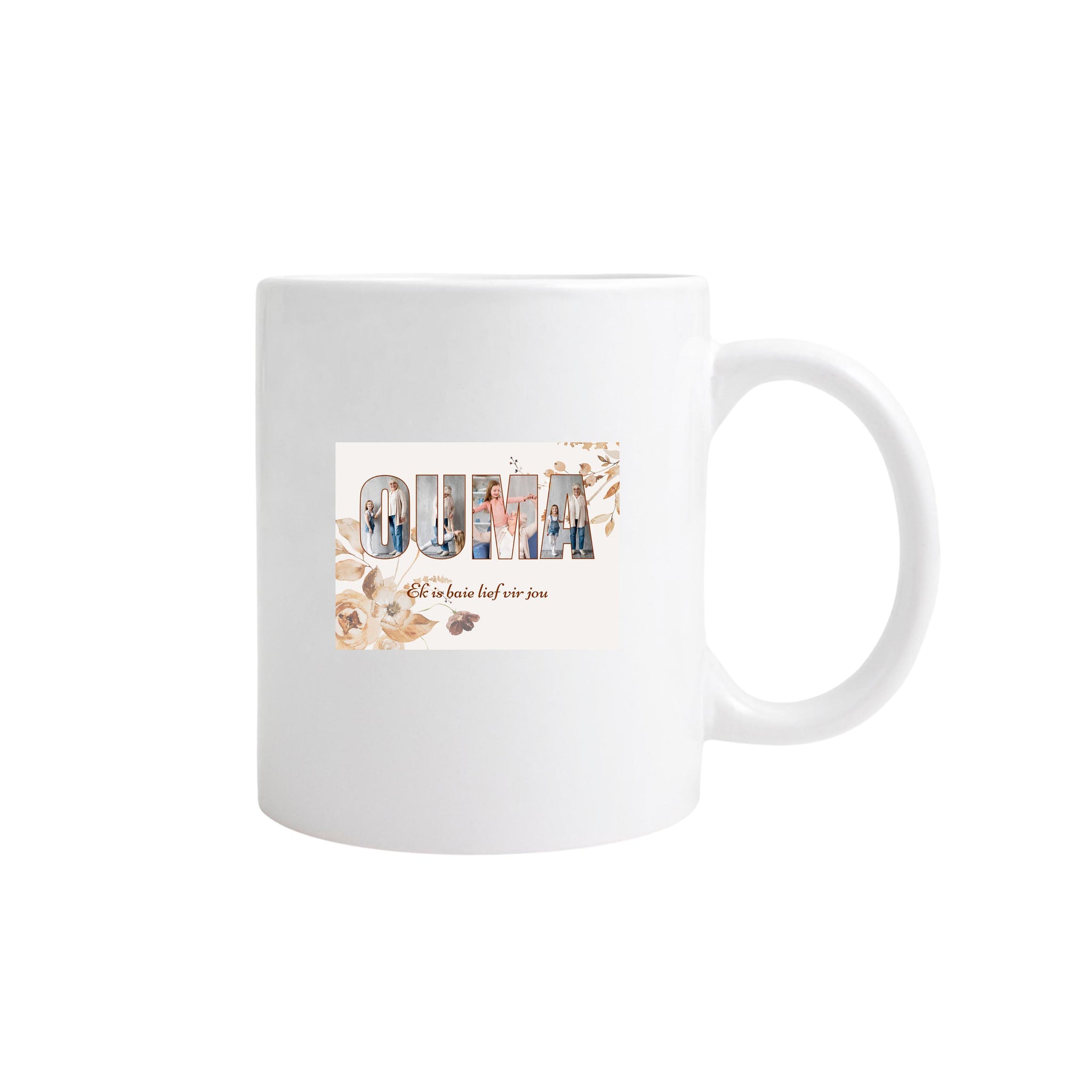 Ouma Photo Collage on Acrylic, Mouse pad, Slate, Mug or Magnet