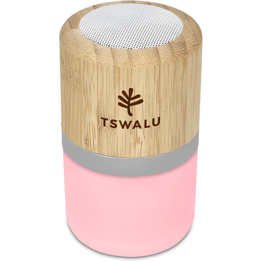 Okiyo Heiwa Bamboo Bluetooth Speaker & Night Light