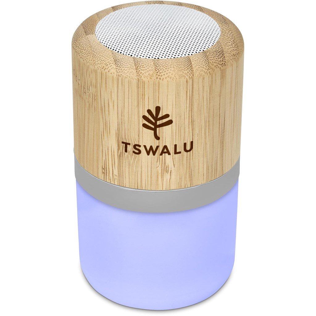Okiyo Heiwa Bamboo Bluetooth Speaker & Night Light