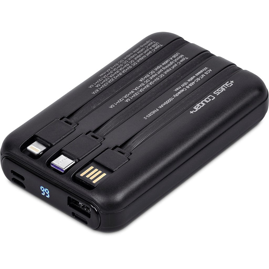 Swiss Cougar Argos Fast Charge 20W Wireless Charging Magnetic Power Bank -10000mAh